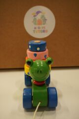 Ahşap Çekçekli Halka Dizme Oyunu